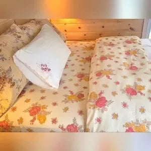 VINTAGE Double Full size 5pc Bedding Curation