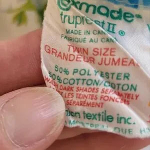 VINTAGE Twin single 4pc Bedding Curation