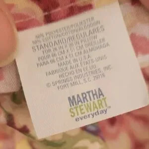 Y2K Martha Stewart Queen Size Bed Skirt And 2 Standard Shams 3pcs
