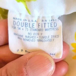 VINTAGE Full Double sz 4pc Bedding Curation