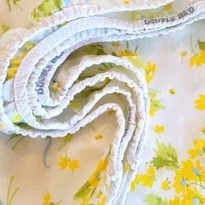 VINTAGE Full Double sz 4pc Bedding Curation