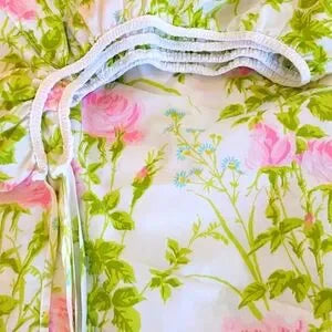 VINTAGE & Y2K Twin Single sz 3pc Bedding Curation Embroidered "E" Feature