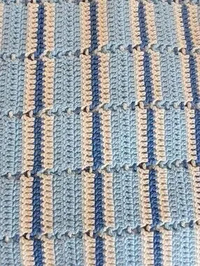 Crochet Twin Size Or Throw- Blanket