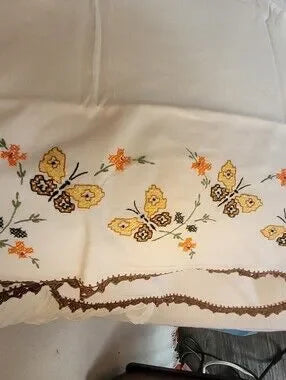 Vintage Double Full Sz, extra long Bedding Curation 3pc